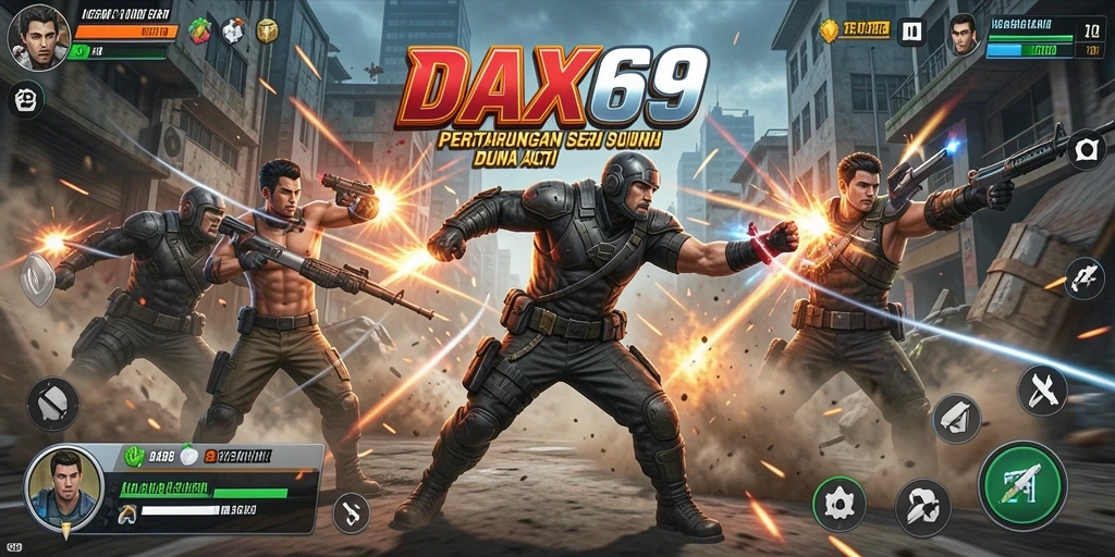 Menampilkan aksi seru dan grafis memukau dalam DAX69.