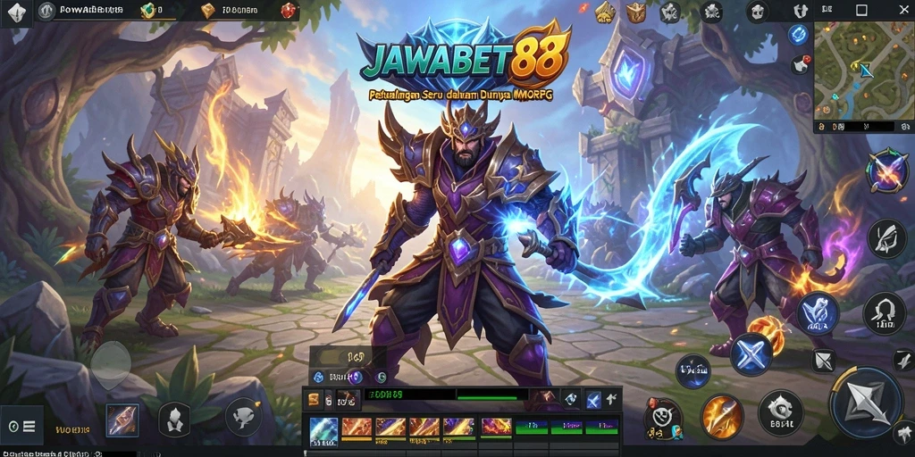 Tampilan gameplay epik dalam dunia <strong>JAWABET88</strong> yang penuh petualangan.