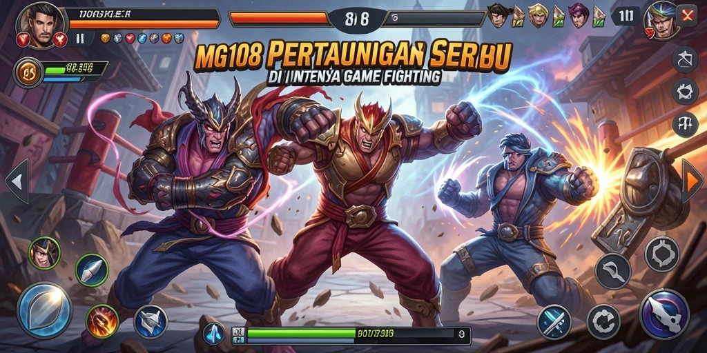 Tampilan dinamis dan aksi pertarungan mendebarkan di MG108.