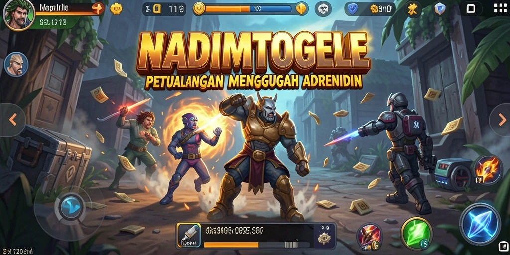 Tampilan gameplay <strong>NADIMTOGEL</strong> yang menampilkan aksi petualangan seru.