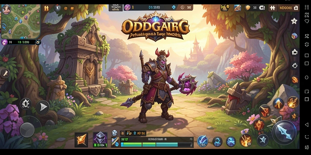 Tampilan gameplay ODDIGO yang seru dan penuh aksi petualangan.