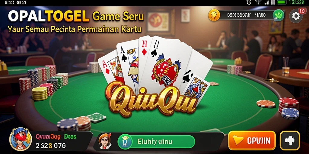 Screenshot dari gameplay QiuQiu yang menegangkan di OPALTOGEL.