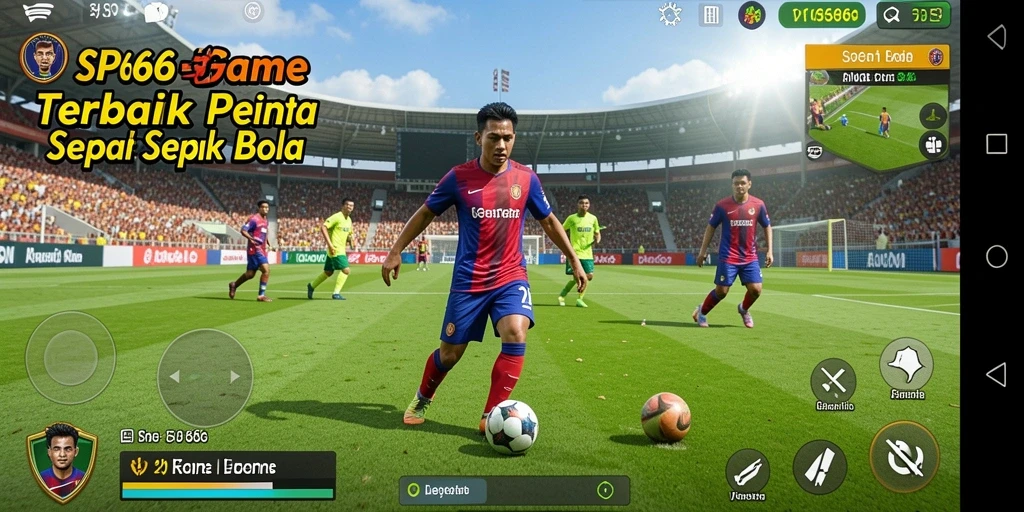 Tampilan gameplay SP666 yang menegangkan dan realistis dalam permainan Football.