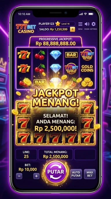 Pengaturan akun pengguna di aplikasi 777bet yang intuitif.